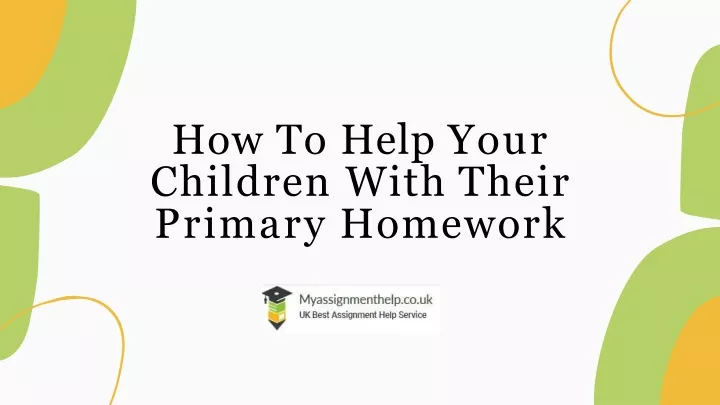 how to help your children with their primary homework