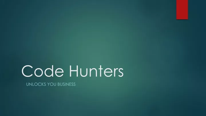 code hunters
