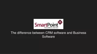the difference between crm software and business