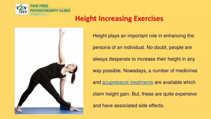 height increasing exercises