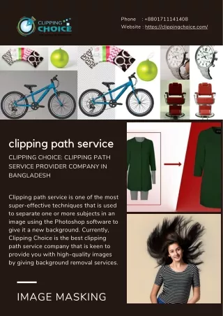 Clipping Choice: Clipping Path Service Provider Company in Bangladesh