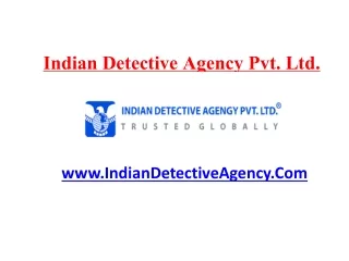 Hire Best Investigators through IDA Detective in Delhi Ncr