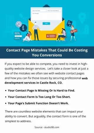 Contact Page Mistakes That Could Be Costing You Conversions
