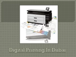 Digital Printing In Dubai – A Key To Unlock The Lock Of Success