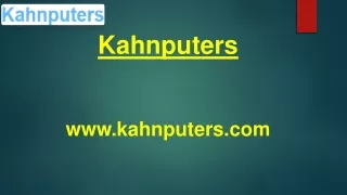 Kahnputers Offer The Best Web Development Solutions For Business