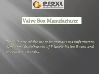valve box manufacturer