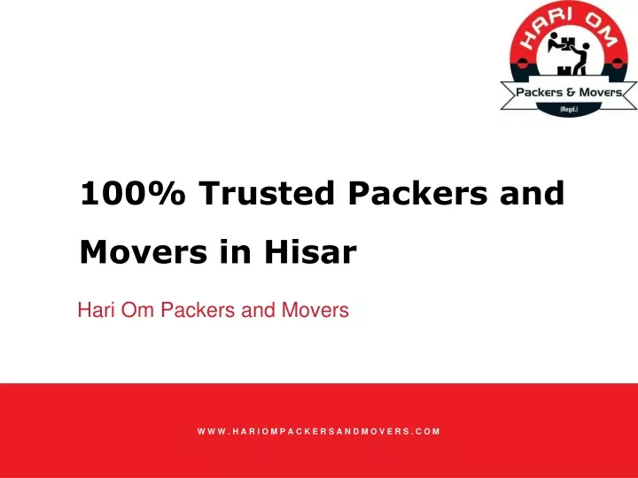 100 trusted packers and movers in hisar