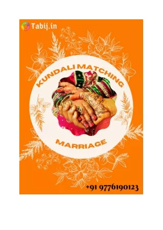 Types of kundali matching and there uses in the Indian marriage