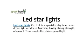 led star lights