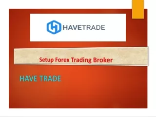 Setup Forex Trading Broker