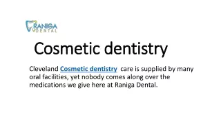 cosmetic dentistry