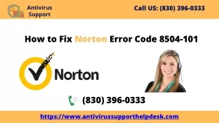 How to Fix Norton Internet Security Run Time Error Code 8504 101