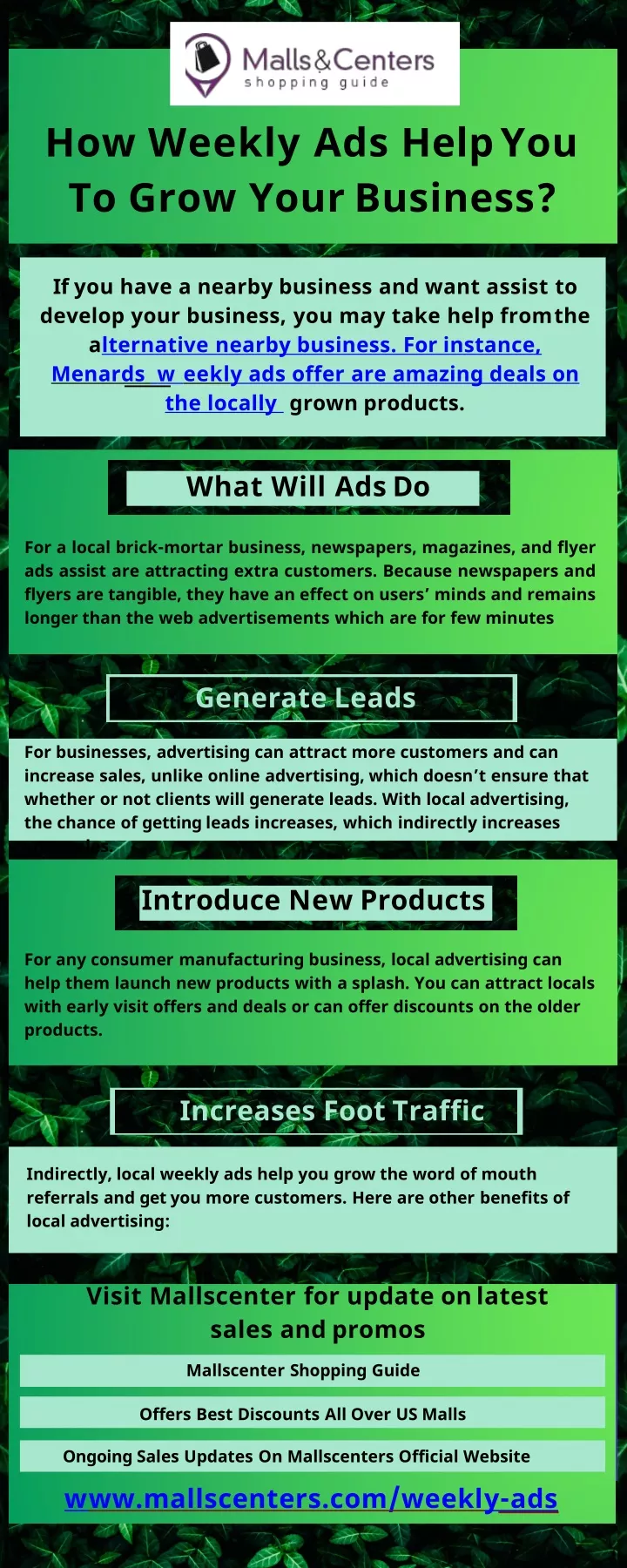 how weekly ads help you to grow your business