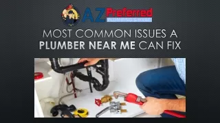 Most Common Issues a Plumber Near Me Can (1)