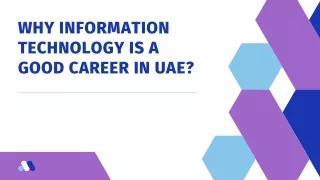 Why Information Technology is a Good Career in UAE
