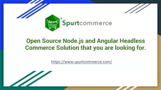 Spurtcommerce A Open Source Node.js and Angular ecommerce solution