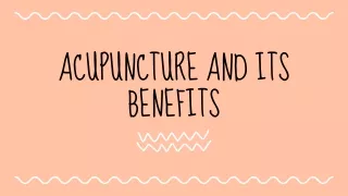 Benefits Of Acupuncture | Acupuncture Denver