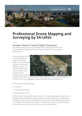 Drone mapping and surveying