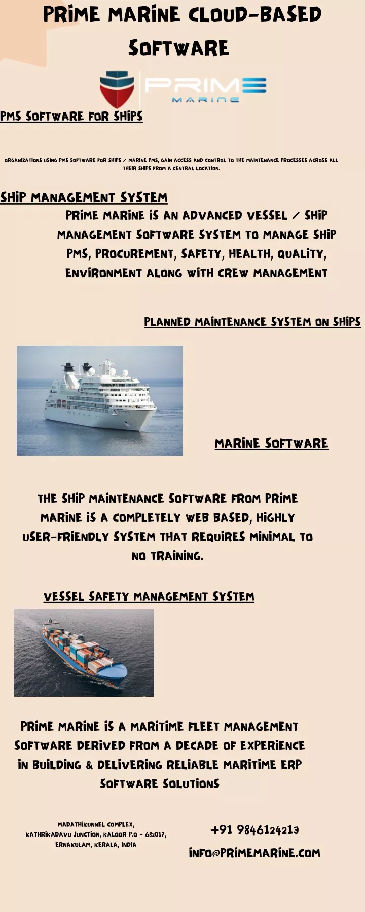 prime marine cloud based software