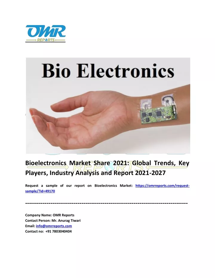 bioelectronics market share 2021 global trends