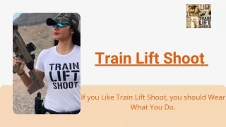 Men's gym t shirt | Train Lift Shoot