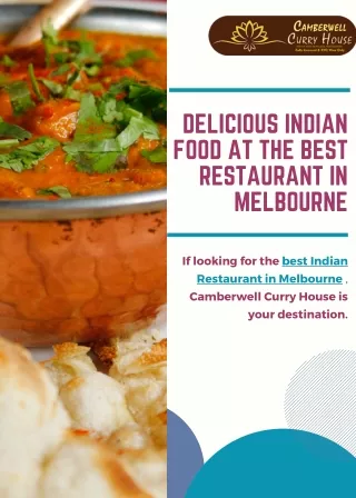 Delicious Indian Food at the Best Restaurant in Melbourne