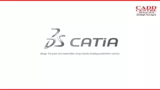 Catia Essential and Advanced- Cadd Centre
