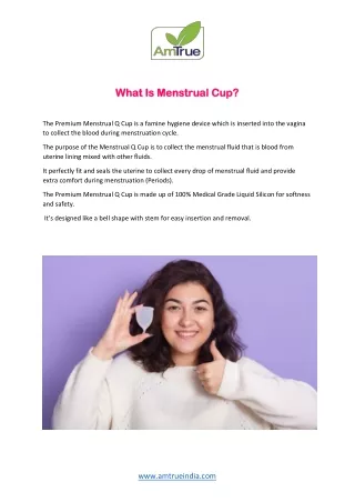 What Is Menstrual Cup