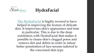 Hydra Facial