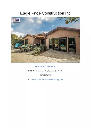 eagle pride construction inc