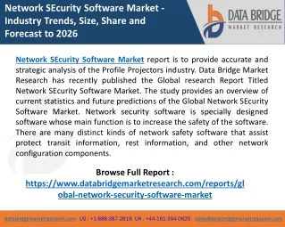 Global Network SEcurity Software Market