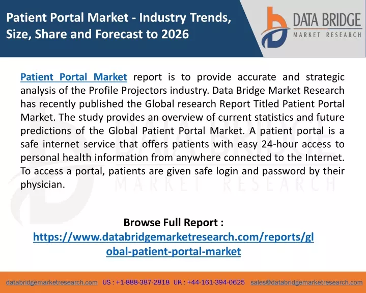 patient portal market industry trends size share