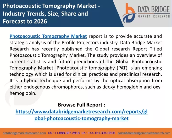 photoacoustic tomography market industry trends