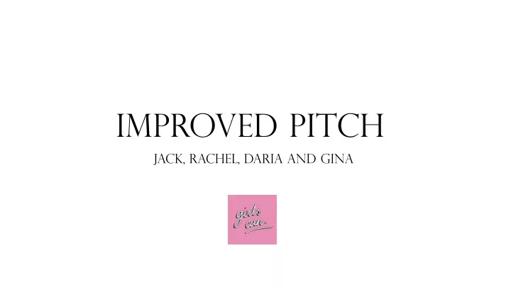 improved pitch