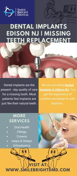 Dental Implants Edison Nj  Missing Teeth Replacement