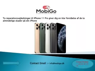 iPhone 11 Pro Reparation | Mobigo