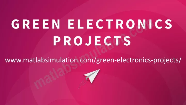 green electronics projects