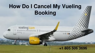 how do i cancel my vueling booking