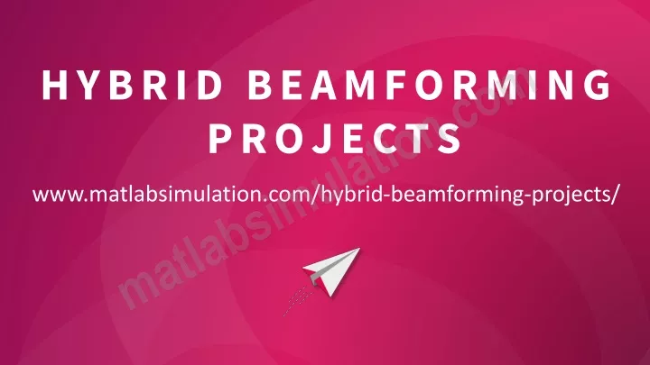 hybrid beamforming projects