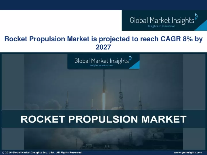 rocket propulsion market is projected to reach