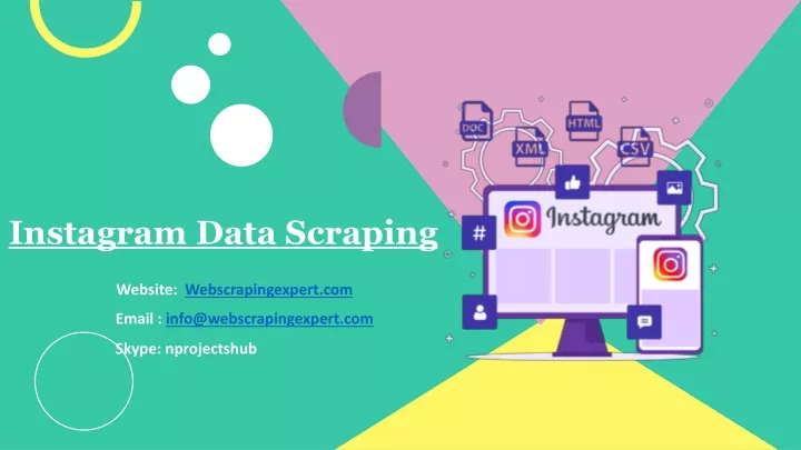 instagram data scraping