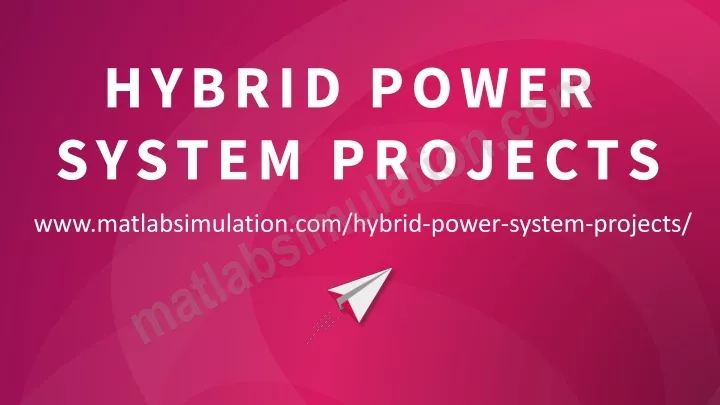 hybrid power system projects