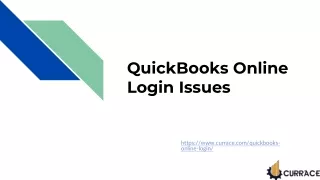 QuickBooks Online Login Issues