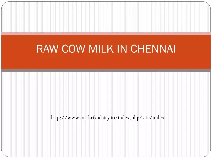raw cow milk in chennai