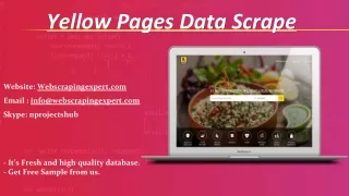 yellow pages data scrape