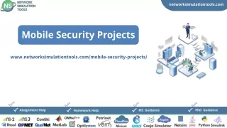 Mobile Security Projects Research Assistance