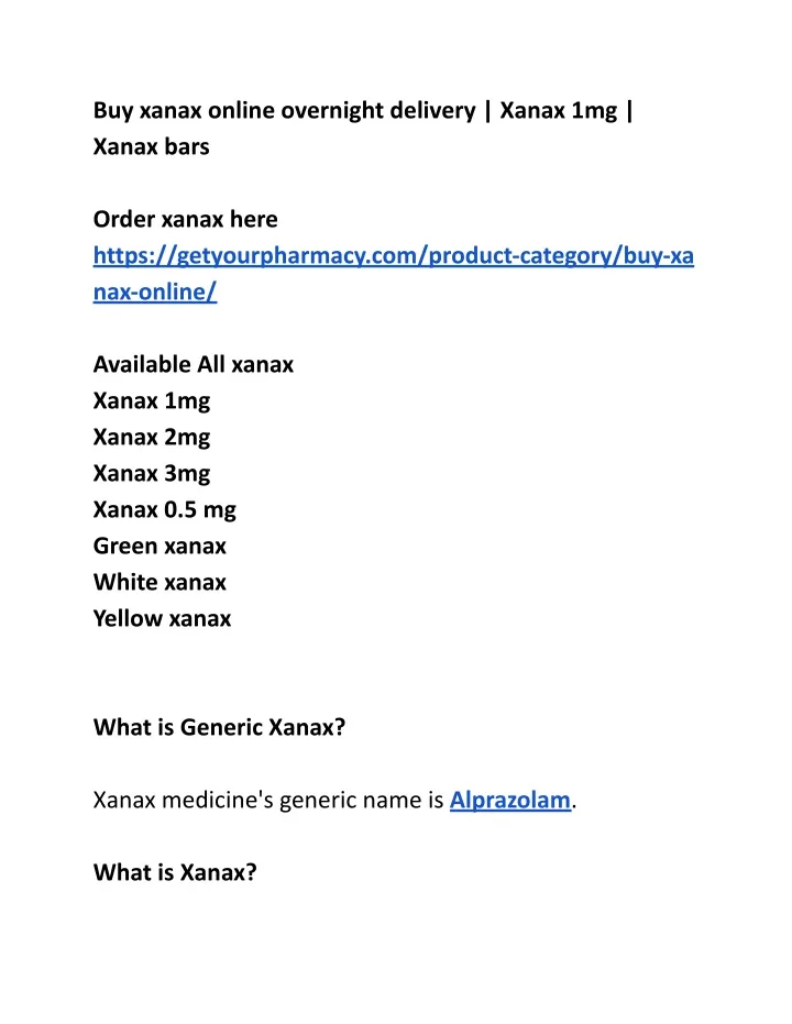 buy xanax online overnight delivery xanax