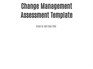 change management assessment template