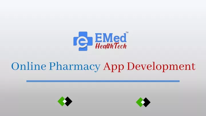 online pharmacy appdevelopment