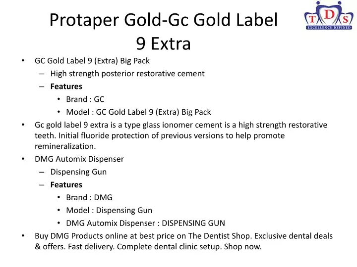 protaper gold gc gold label 9 extra